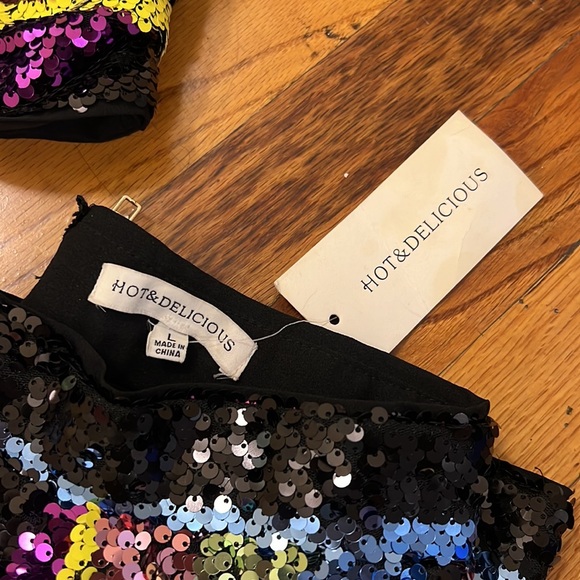 2pc Sequin Set - Size Large - Picture 2 of 4